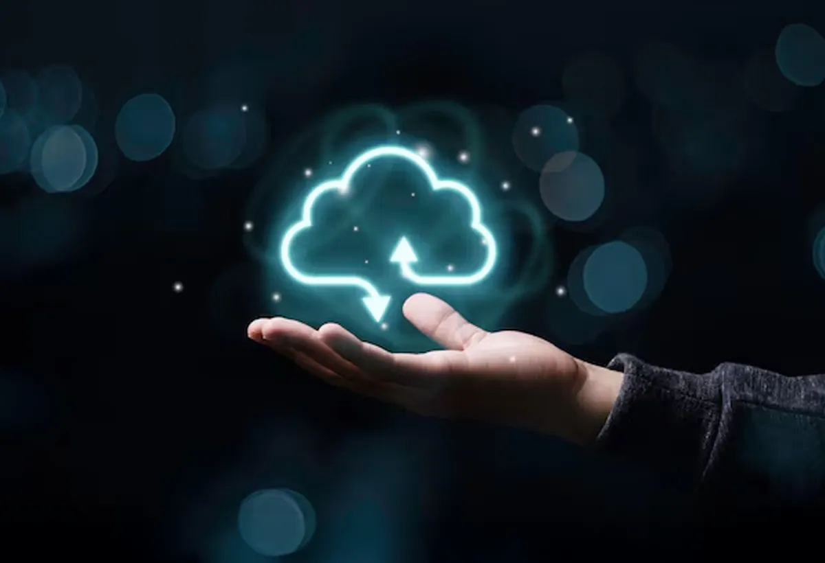 Cloud network setup visual showing scalable, secure infrastructure for seamless communication, enhanced performance, and optimized security with zero-trust integration