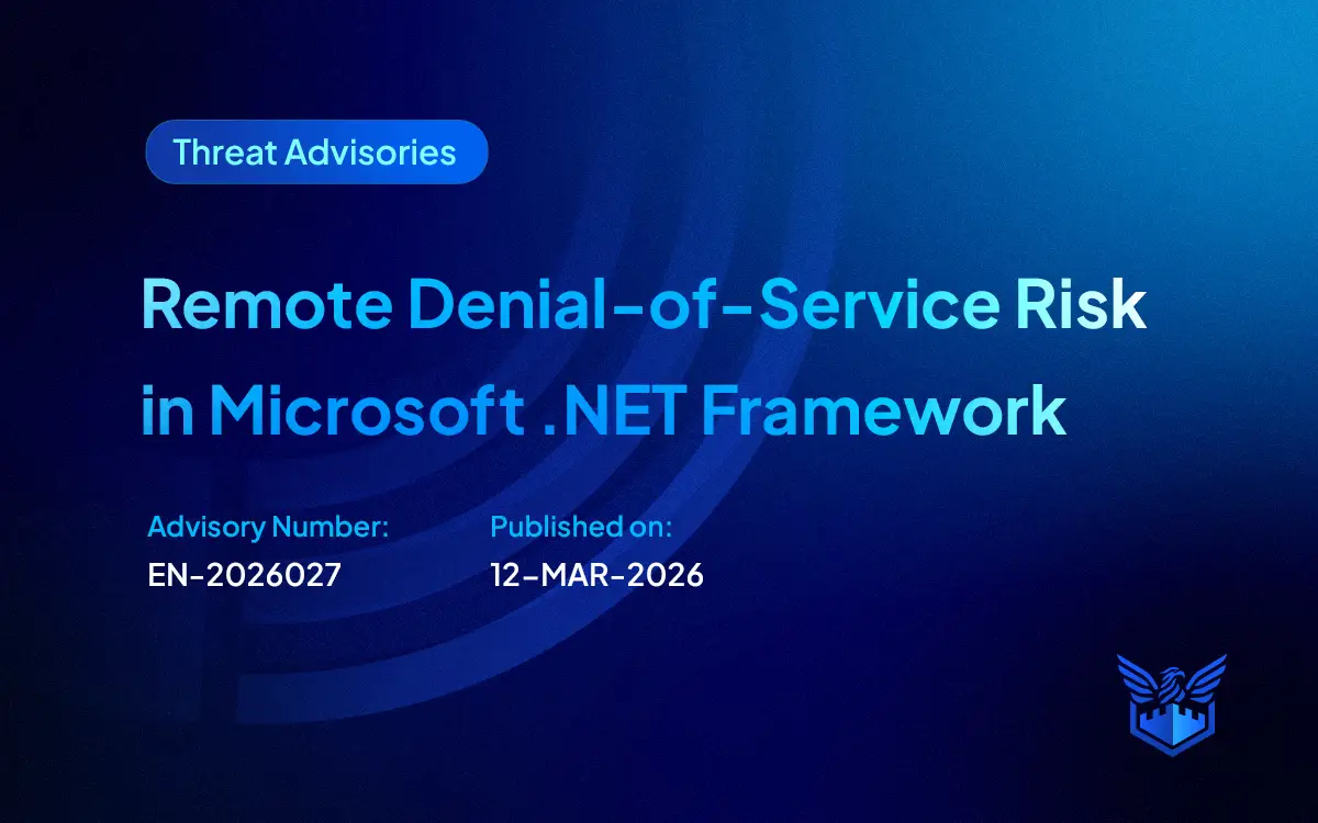 Remote Denial-of-Service Risk in Microsoft .NET Framework image