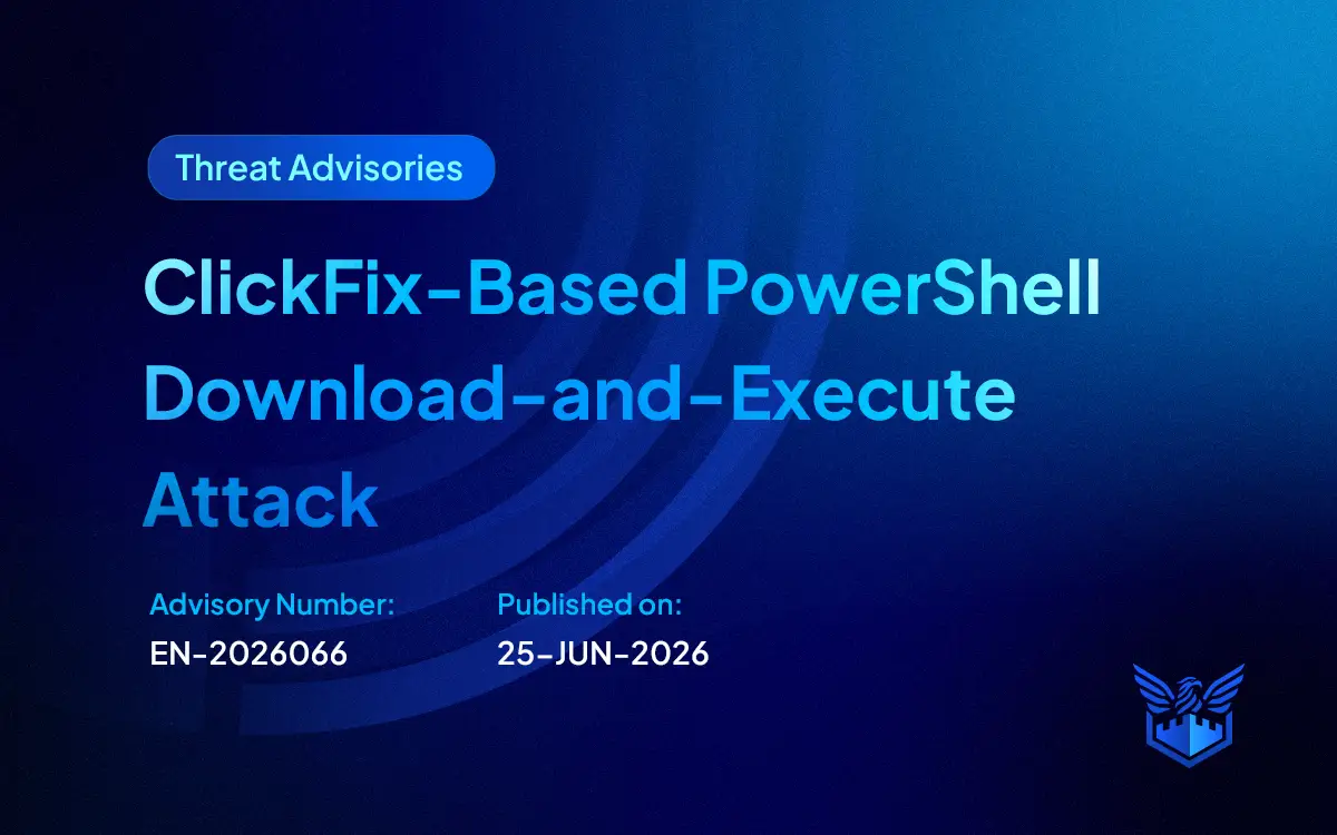 ClickFix-Based PowerShell Download-and-Execute Attack image